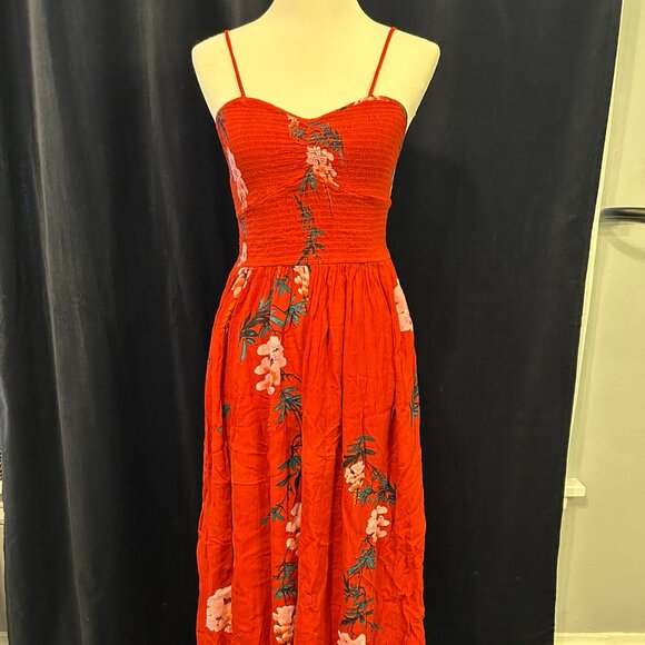 Free People Beau Smocked Printed Slip Dress - Picture 3 of 7